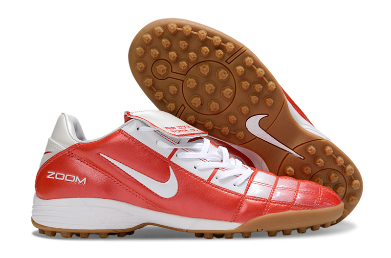 Chuteira Society Nike Air Zoom Total 90 II - Prata e Azul