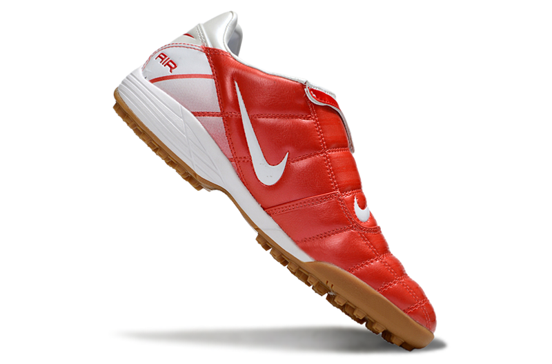 Chuteira Society Nike Air Zoom Total 90 II - Prata e Azul