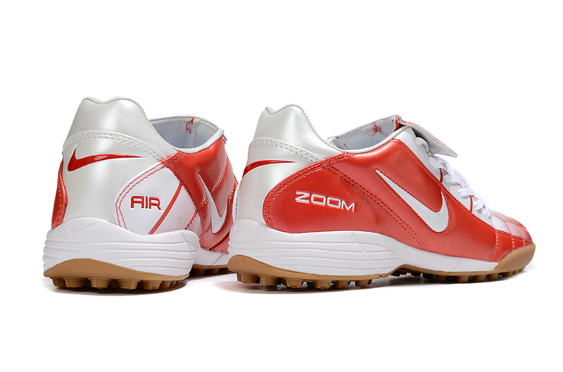 Chuteira Society Nike Air Zoom Total 90 II - Prata e Azul