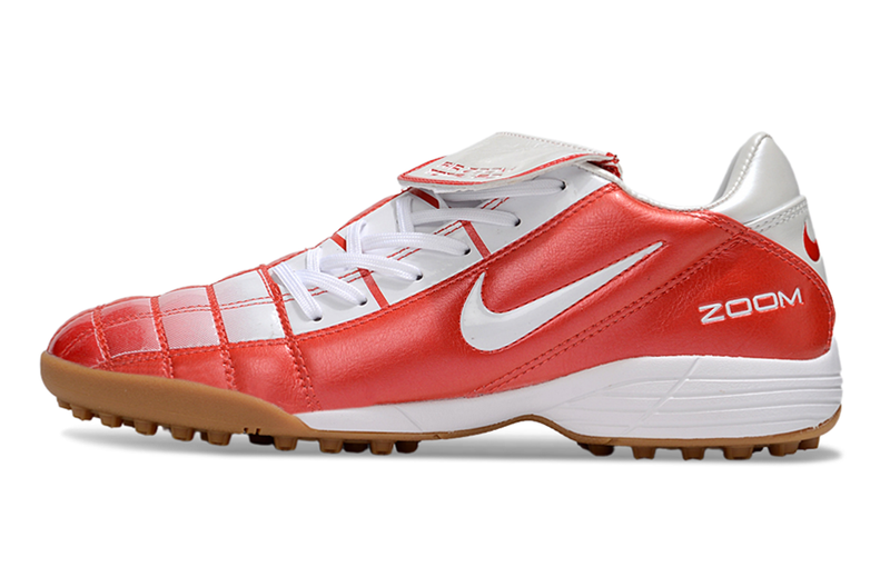 Chuteira Society Nike Air Zoom Total 90 II - Prata e Azul