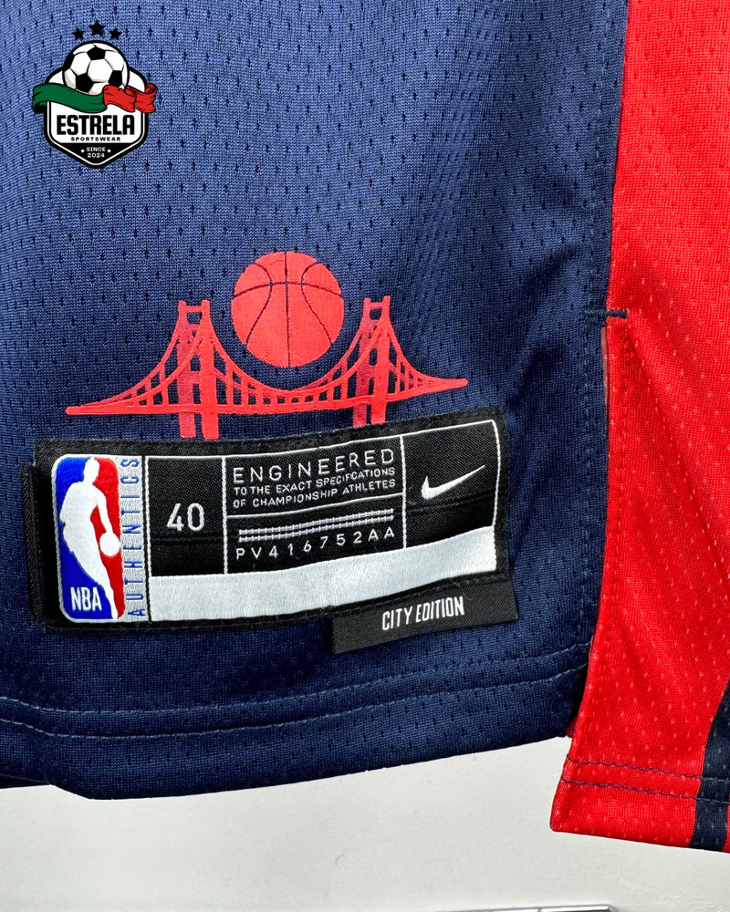 Golden State Warriors - Jimmy Butler III Azul e Vermelha