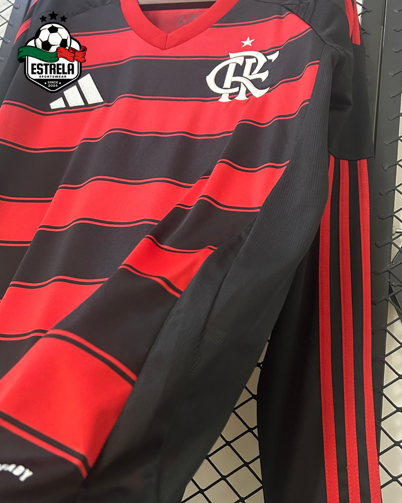 Camisola Manga LongaFlamengo Home 2025