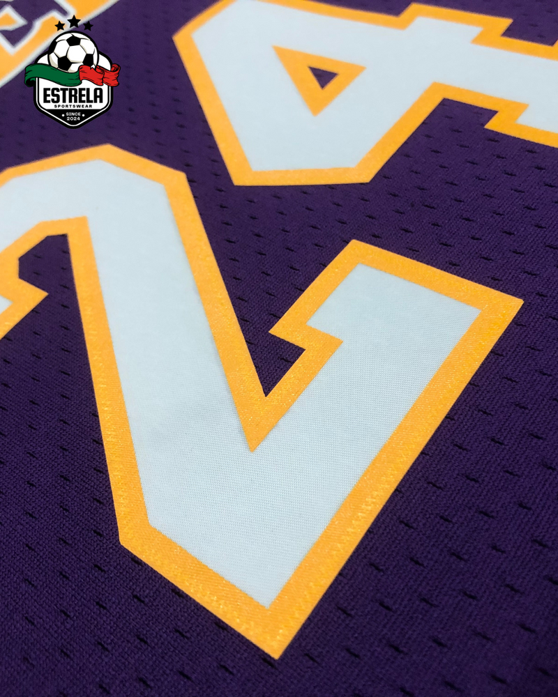 Lakers - Kobe Bryant 24 - Roxa