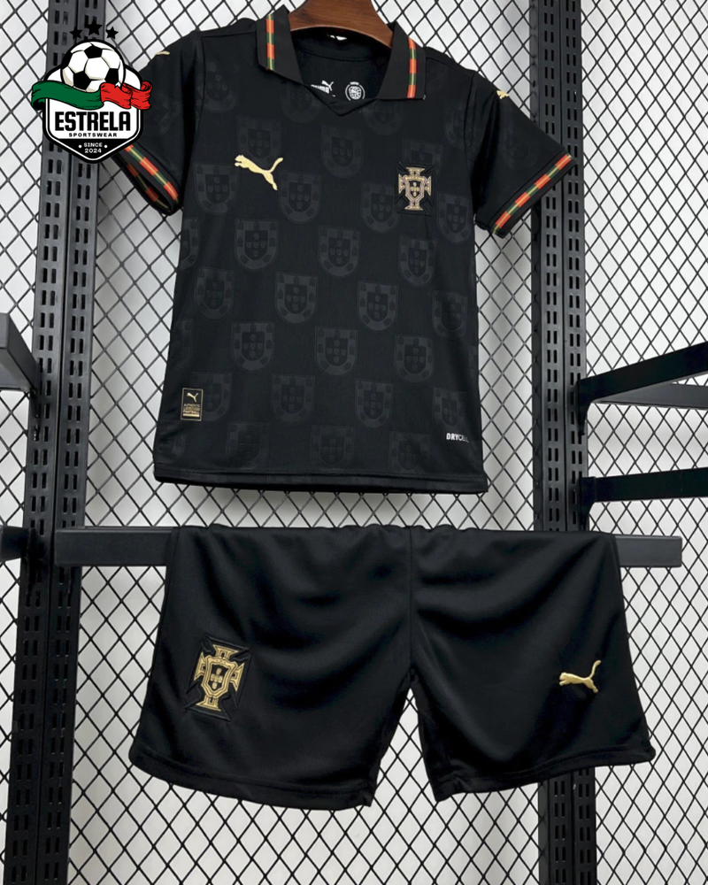 Kit Infantil Portugal Pantera Negra