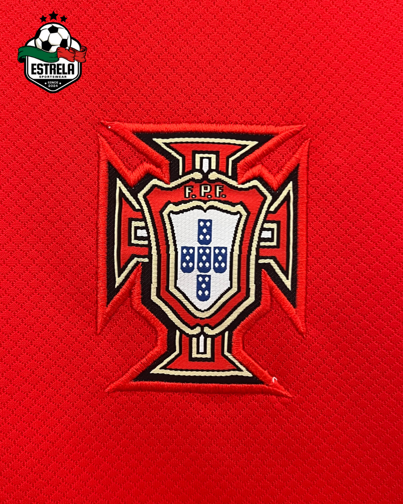 Camisola Feminina Portugal Home 2024