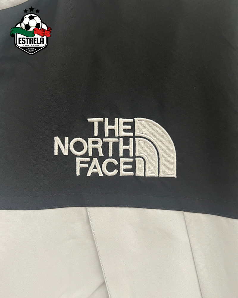 Corta-Vento The North Face Branco e Preto