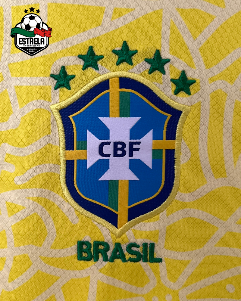 Camisola Feminina Brasil Home 2024