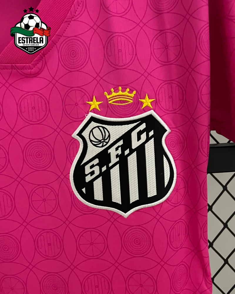 Camisola Feminina Santos Pink 2024