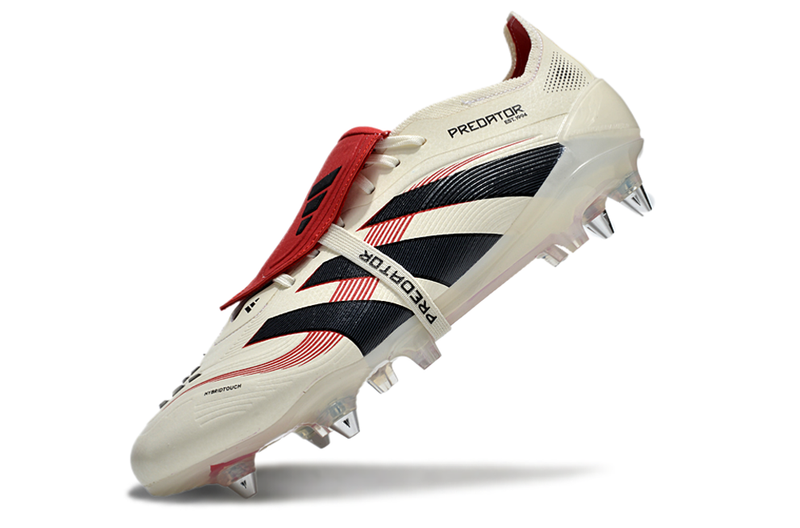 Chuteira Adidas Predator Elite Tongue SG - Vermelha