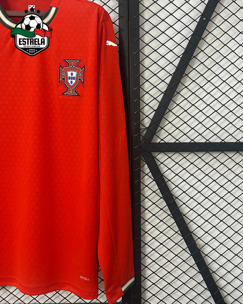 Camisola Manga Longa Portugal Home Puma 2025