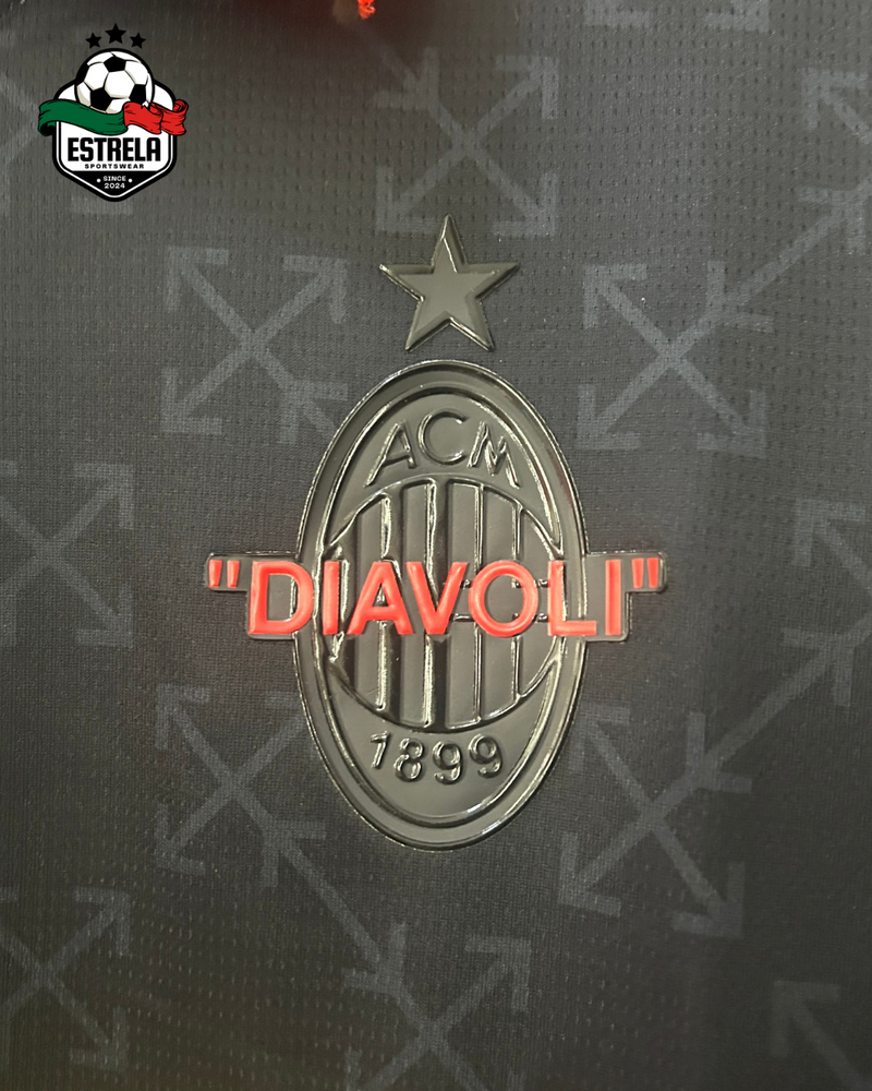 Camisola Milan Edição Especial Diavoli 25/26 Preta