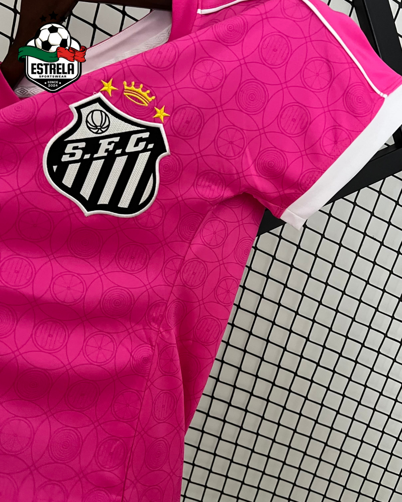 Camisola Feminina Santos Pink 2024