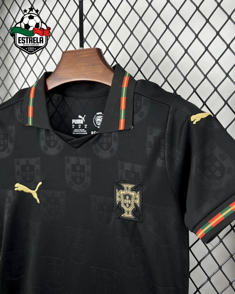 Kit Infantil Portugal Pantera Negra