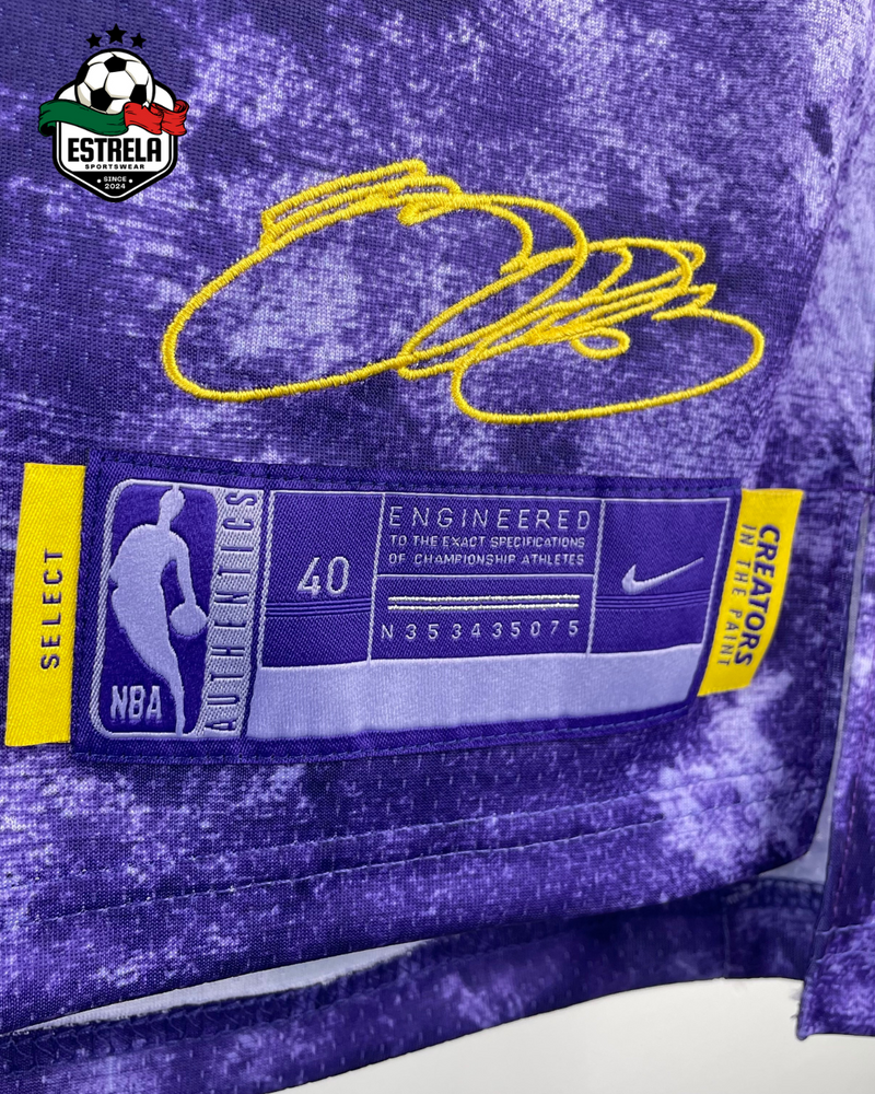 Lakers - Lebron James 6 - Roxa
