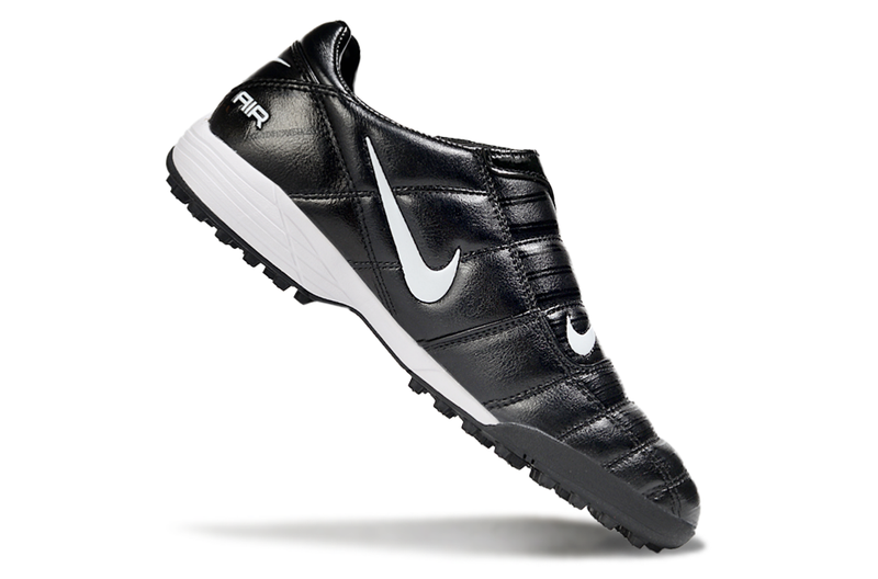 Chuteira Society Nike Air Zoom Total 90 II - Prata e Azul
