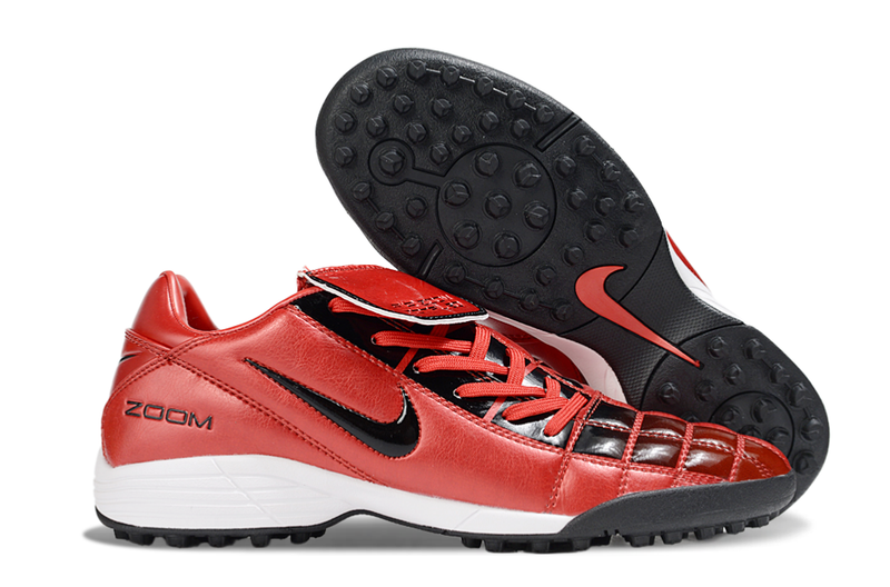 Chuteira Society Nike Air Zoom Total 90 II - Prata e Azul