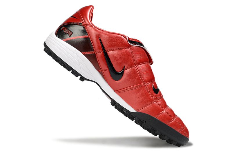Chuteira Society Nike Air Zoom Total 90 II - Prata e Azul