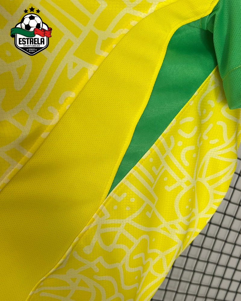 Camisola Feminina Brasil Home 2024