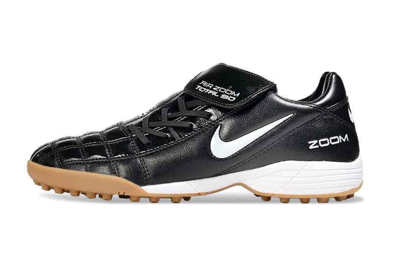 Chuteira Society Nike Air Zoom Total 90 II - Prata e Azul