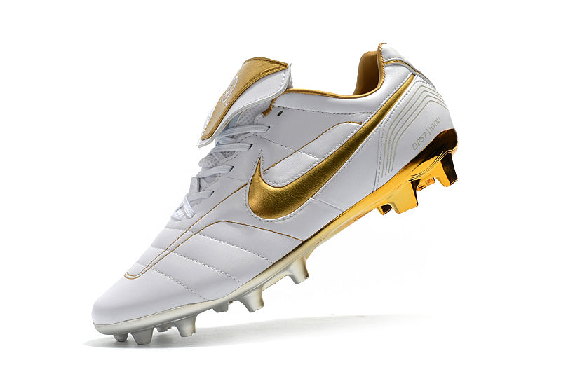 Chuteira Nike Tiempo Legend R10 Elite Edição Especial - Dourada