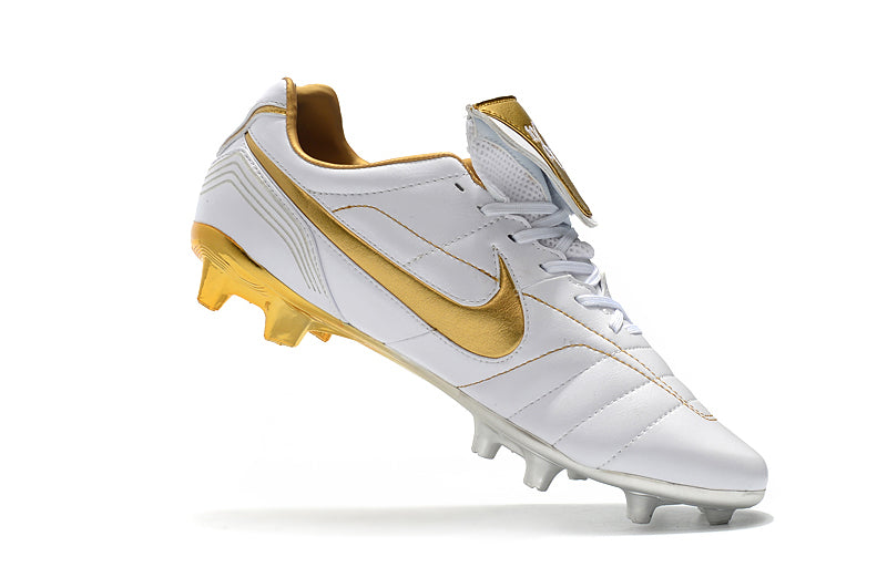 Chuteira Nike Tiempo Legend R10 Elite Edição Especial - Dourada