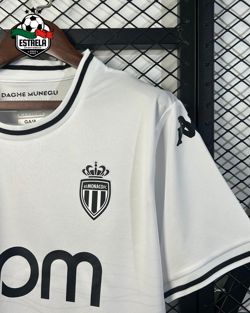 Camisola Monaco Alternativa Branca 24/25