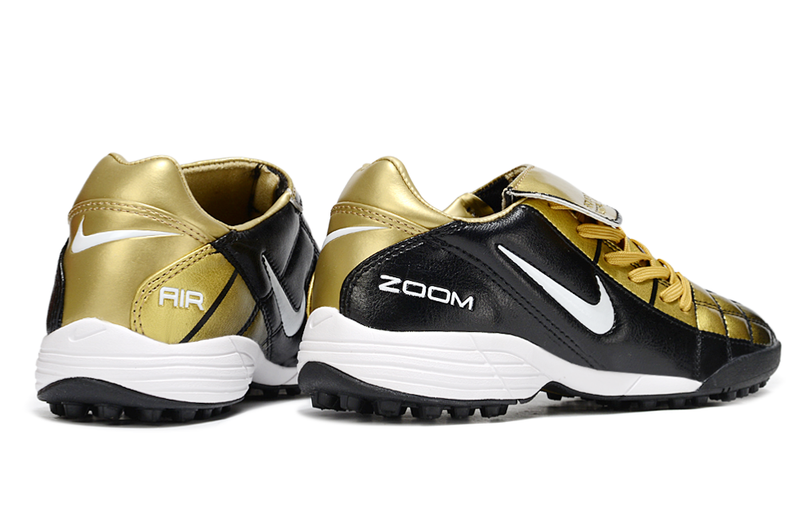 Chuteira Society Nike Air Zoom Total 90 II - Prata e Azul