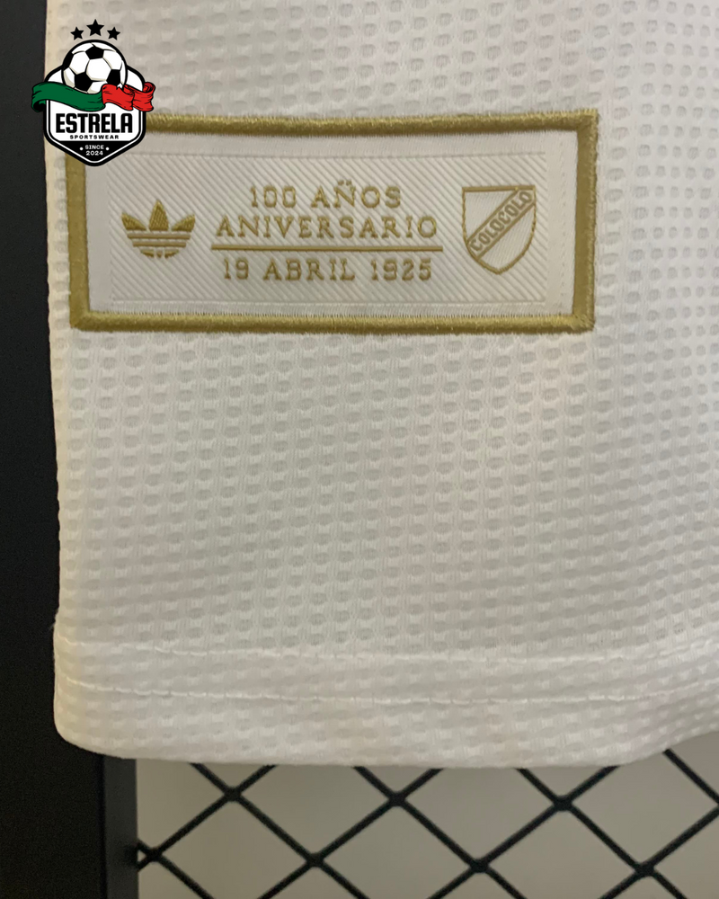 Camisola Colo Colo 100th Polo Branca