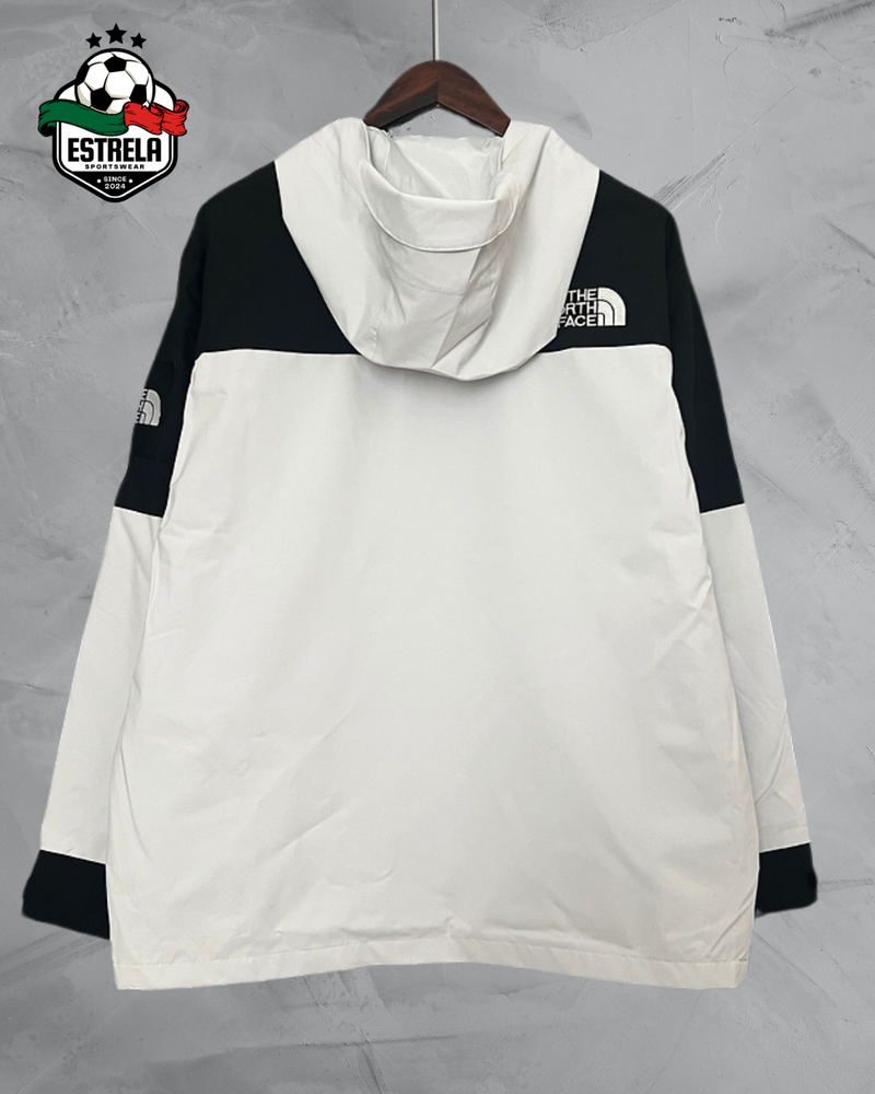 Corta-Vento The North Face Branco e Preto