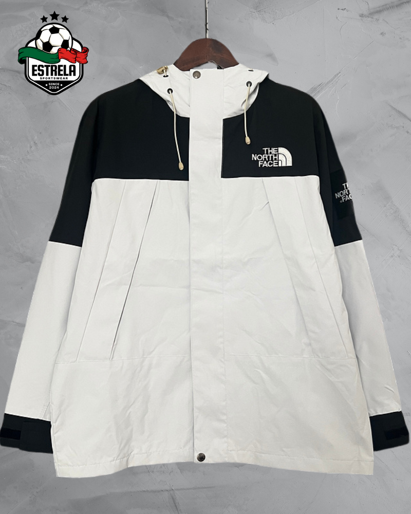 Corta-Vento The North Face Branco e Preto