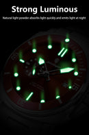 Relógio de pulso masculino POEDAGAR Fashion, cronógrafo, data, aço inoxidável, quartzo, à prova d'água, luminoso, para negócios.