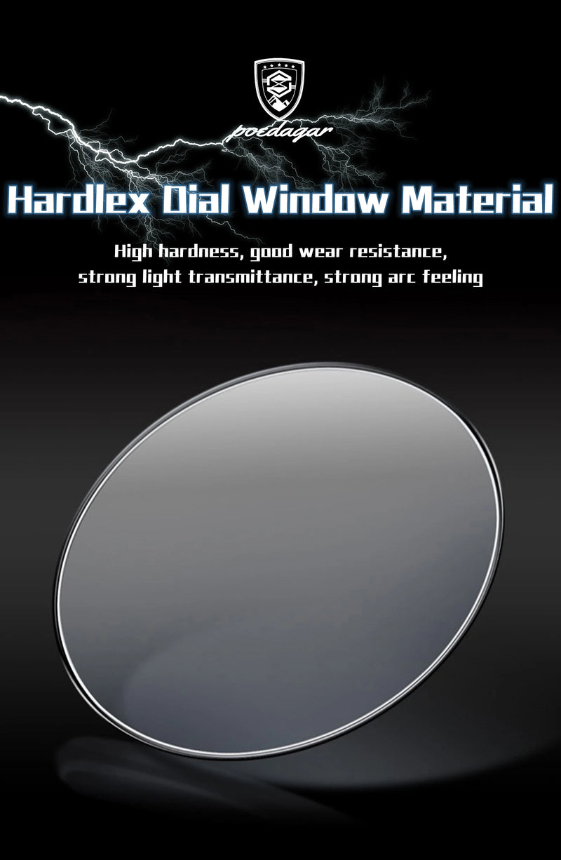 Relógio de pulso masculino POEDAGAR Original, de luxo, à prova d'água, com luz, data e dia da semana, para homens, quartzo, esportivo, com pulseira de couro.