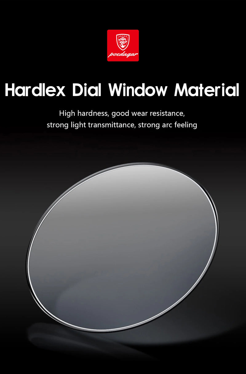 Relógio militar masculino POEDAGAR, à prova d'água, de luxo, com calendário semanal, quartzo, em aço inoxidável. Relógio de pulso masculino moderno.