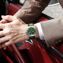 Relógio militar masculino POEDAGAR de alta qualidade, à prova d'água, com luz, data, estilo moderno, pulseira de nylon e couro, movimento de quartzo.