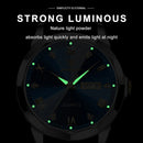 Relógio masculino de luxo POEDAGAR, à prova d'água, em aço inoxidável, com indicador de data e dia da semana, design moderno e elegante para negócios, com mecanismo de quartzo.