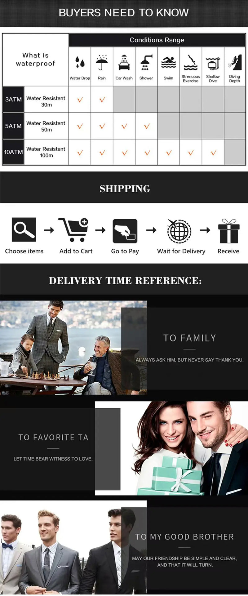 Relógio de pulso masculino POEDAGAR Original, de luxo, à prova d'água, com luz, data e dia da semana, para homens, quartzo, esportivo, com pulseira de couro.