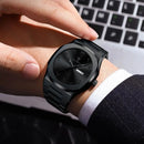 Relógio militar masculino POEDAGAR, à prova d'água, de luxo, com calendário semanal, quartzo, em aço inoxidável. Relógio de pulso masculino moderno.